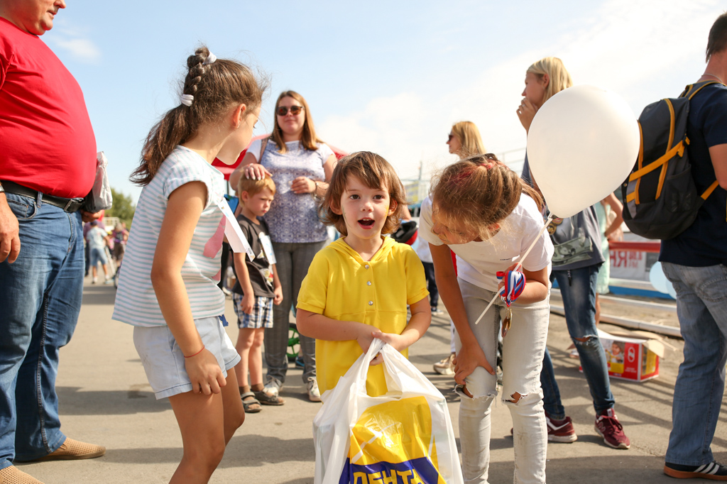 Детская беговелогонка на День города в Саратове